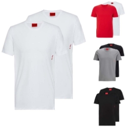 Bild zu 2er Pack HUGO BOSS Herren T Shirts Rundhals für 24,90€ (VG: 34,95€)