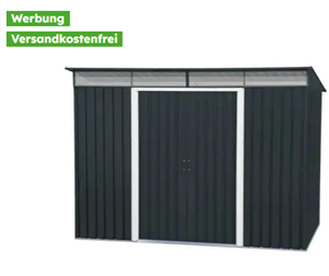 Bild zu Duramax Metallgerätehaus Pent Roof Skylight 8 x 6 263,5 x 184,5 x 202 cm für 399€ (VG: 479€)