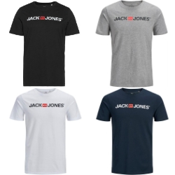 Bild zu Jack & Jones T-Shirt Logo Tee Crew Neck in 4 Farben ab 8,79€ (VG: 12,99€)