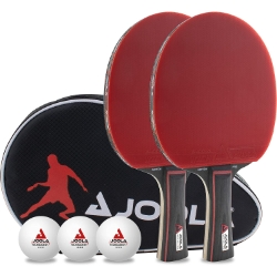 Bild zu JOOLA Tischtennis Set Match Duo (2 Schläger + 3 Bälle + Hülle) für 22,52€ (VG: 26,70€)