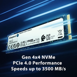 Bild zu 500GB Kingston NV2 NVMe PCIe 4.0 SSD für 27,90€ (VG: 31,89€)