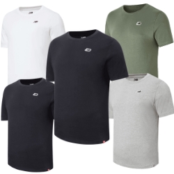 Bild zu 3x New Balance Shirt Small Logo in 4 Farben für 44,97€ (VG: 62,80€)