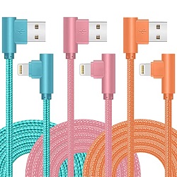 Bild zu 3er Pack MFI zertifizierte iPhone Lightning Ladekabel (2 Meter) für 4,49€