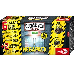 Bild zu Noris Escape Room Mega Pack inklusive acht Fällen und Chrono Decoder für 32,38€ (Vergleich: 39,62€)