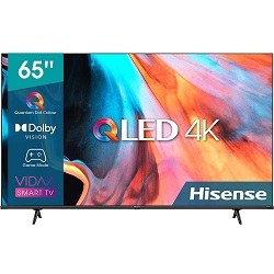 Bild zu 65 Zoll Ultra HD/4K QLED-Fernseher Hisense 65E7HQ für 549€ (Vergleich: 599€) + 80€ Cashback