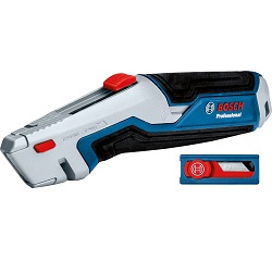 Bild zu Bosch Professional Universal-Teppichmesser 1600A027M5 mit 13 Klingen für 13,99€ (Vergleich: 18,85€)