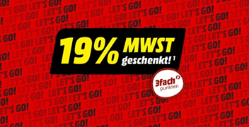 Bild zu [endet morgen um 9 Uhr] 19% MwSt. geschenkt (15,97% Rabatt) bei MediaMarkt