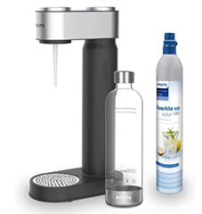 Bild zu Philips Water ADD4902BK/10 GoZero Wassersprudler, plastik, 1 Liter, Schwarz für 48,98€