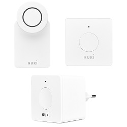 Bild zu Smartes Türschloss Nuki Smart Lock 3.0 mit Bridge und Opener für 297,46€ (Vergleich: 366,83€)