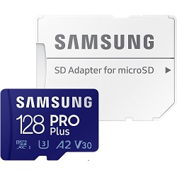 Bild zu 128 GB Speicherkarte Samsung PRO Plus microSD (MB-MD128KA/EU) für 10,99€ (Vergleich: 12,99€)