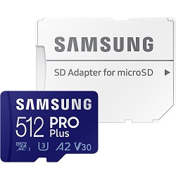 Bild zu [PrimeDay] 512GB microSD Speicherkarte Samsung PRO Plus MB-MD512KA/EU für 33,99€ (Vergleich: 49,90€)