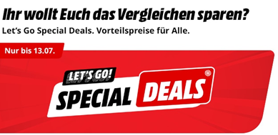 Bild zu MediaMarkt “Special Deals” mit Prime Kontern, kostenlosem Versand + 5fach Punkte