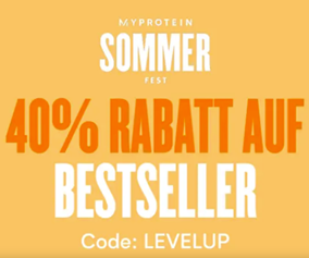 Bild zu MyProtein: 40% Rabatt auf viele Bestseller im Shop