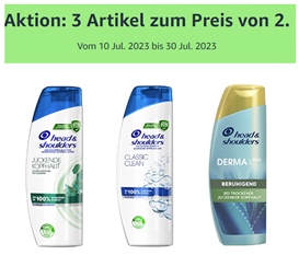 Bild zu 3 für 2 Aktion auf Head & Shoulders Shampoo