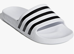 Bild zu adidas Adilette Aqua Slipper in weiß für 15€