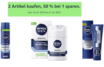 Bild zu Amazon: Nivea Men – 2 Artikel kaufen, 50 % bei 1 sparen