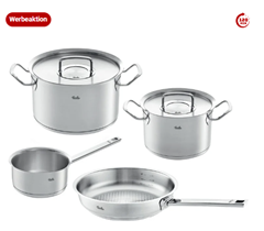 Bild zu Fissler Original Profi Collection Kochtopfset 3-tlg. + Gratis Stielpfanne 24 cm für 304,95€ (VG: 382,94€)