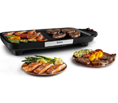 Bild zu Tefal CB6418 Elektrischer Tischgrill BBQ Booster Plancha Indoor Elektrogrill für 44,99€