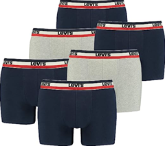 Bild zu 6er Pack Herren Levis SPRTSWR Logo Boxer Brief Boxershorts für 34,99€