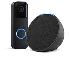 Bild zu Blink Video Doorbell (VG: 58,99€) + Echo Pop (VG: 38,90€) für 44,99€