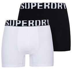 Bild zu Superdry Herren Boxershorts aus Bio-Baumwolle im Doppelpack für 11,95€ (Vergleich: 20,95€)