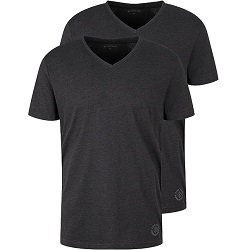 Bild zu Tom Tailor Herren T-Shirt mit V-Ausschnitt im Doppelpack für 11,99€ (Vergleich: 15,99€)