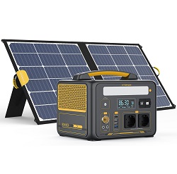 Bild zu 600 Watt tragbare Powerstation VTOMAN Jump 600 mit 100 Watt Solar-Panel für 609,10€