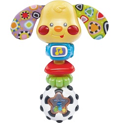 Bild zu VTech Baby Wauwau-Rassel mit lustigen Sätzen, Musik und Lichteffekten für 9,99€ (Vergleich: 12,94€)