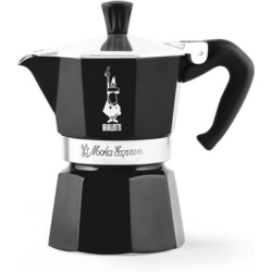 Bild zu Bialetti – Moka Color: Espressomaschine, Schwarz (3 Tassen – 130ml) für 15,99€ (VG: 27,84€) oder für 6 Tassen für 25,99€ (VG: 35,74€)