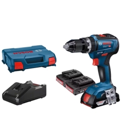 Bild zu Bosch Professional Akku-Schlagbohrschrauber GSB 18V-55 + 3 x 2,0 Ah Akku + Koffer und Ladegerät für 155,90€ (VG: 191,99€)