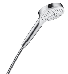 Bild zu hansgrohe Crometta Duschkopf, Weiß/Chrom für 13,99€ (VG: 17,66€)