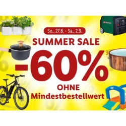 Bild zu [endet heute] Lidl: Summer Sale mit 60% Extra-Rabatt