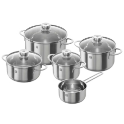 Bild zu [nur heute] ZWILLING TWIN Nova Topf-Set, 5-teilig + Glasdeckel für 108,90€ (VG: 249€)