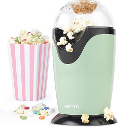 Bild zu 1.200 Watt Heißluft Popcorn Maschine Petra PT0493GRVDEEU7 für 33,99€ (Vergleich: 39,99€)