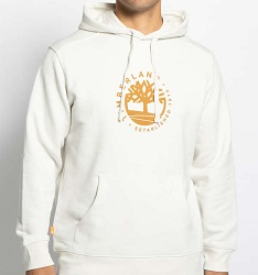 Bild zu Herren Hoodie Timberland Refibra Logo für 41,96€ (Vergleich: 73,75€)