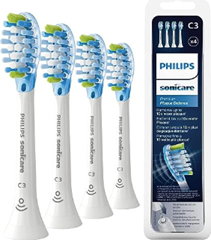 Bild zu Philips Sonicare Original C3 Premium Plaque Defence Standard Schallzahnbürstenköpfe – 4er-Pack in Weiß (Modell HX9044/17) ab 20,99€