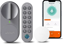 Bild zu Lockin Smartes Türschloss G30 mit Keypad Pro, WLAN & App-Steuerung, Auto-Lock, Alexa- & Google-kompatibel für 169,99€