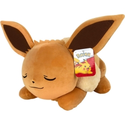 Bild zu Pokémon Plüschfigur – schlafender Evoli, 45cm für 40,63€ (VG: 57,28€)