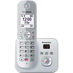 Bild zu Panasonic KX-TG6861GS Schnurlostelefon mit Anrufbeantworter für 34,99€ (Vergleich: 49,98€)