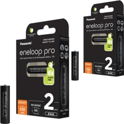 Bild zu 4 Panasonic eneloop pro AAA Akkus (930mAh, 500 Ladezyklen) für 11,76€ (VG: 19,98€)