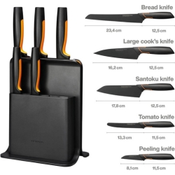 Bild zu [Prime Days] Fiskars Design-Messerblock mit 5 Messern für 45,59€ (VG: 63,95€)