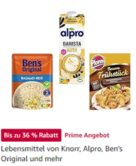 Bild zu Amazon Prime Day: Lebensmittel im Angebot, so z.B. 11er Pack Knorr Asia Nudeln für 5,49€