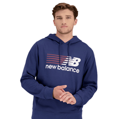 Bild zu New Balance Hoodie Classic dunkelblau oder grün für 23,99€