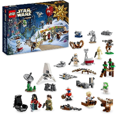 Bild zu LEGO 75366 Star Wars Adventskalender 2023, Weihnachtskalender mit 24 Geschenken, darunter 9 Figuren, 10 Fahrzeug-Spielzeuge und 5 Mini-Modelle für 25,49€