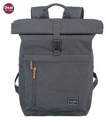 Bild zu [nur heute] travelite Laptoprucksack Basics Rollup ab 19,95€ (Vergleich: 31,22€)