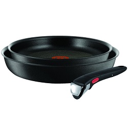 Bild zu 3-teilige Tefal Pfannenset mit Griff Ingenio Expertises (L6509205) für 53,99€ (Vergleich: 132,91€)