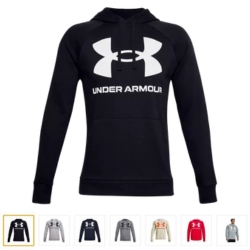 Bild zu Under Armour Hoodie Rival Fleece Big Logo in 7 Farben (Gr.: S – L) für 26,99€ (VG: 30,30€)