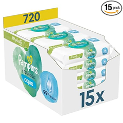 Bild zu Pampers Harmonie Aqua Feuchttücher 15 x 48 Stück für 16,99€