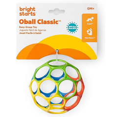 Bild zu [Prime] Bright Starts Oball Classic (flexibler und leicht zu handhabender Ball, sensorisches Aktivitätsspielzeug für Kinder ab 0 Jahre) für 4,95€ (Vergleich: 8,55€)