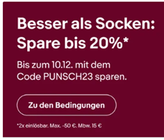 Bild zu eBay: bis zu 20% Rabatt auf Geschenke ab 15€ MBW